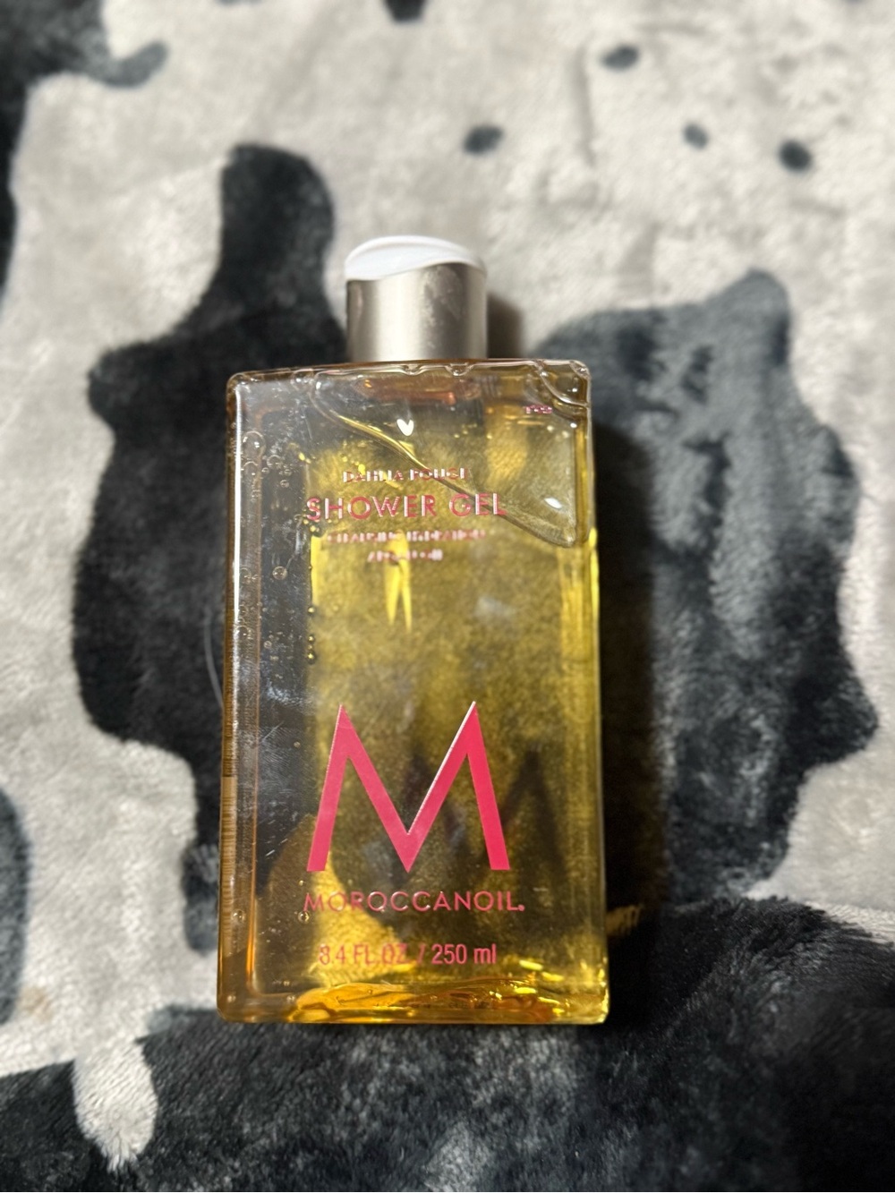 Moroccanoil Yellow Body Wash with Pink Logo